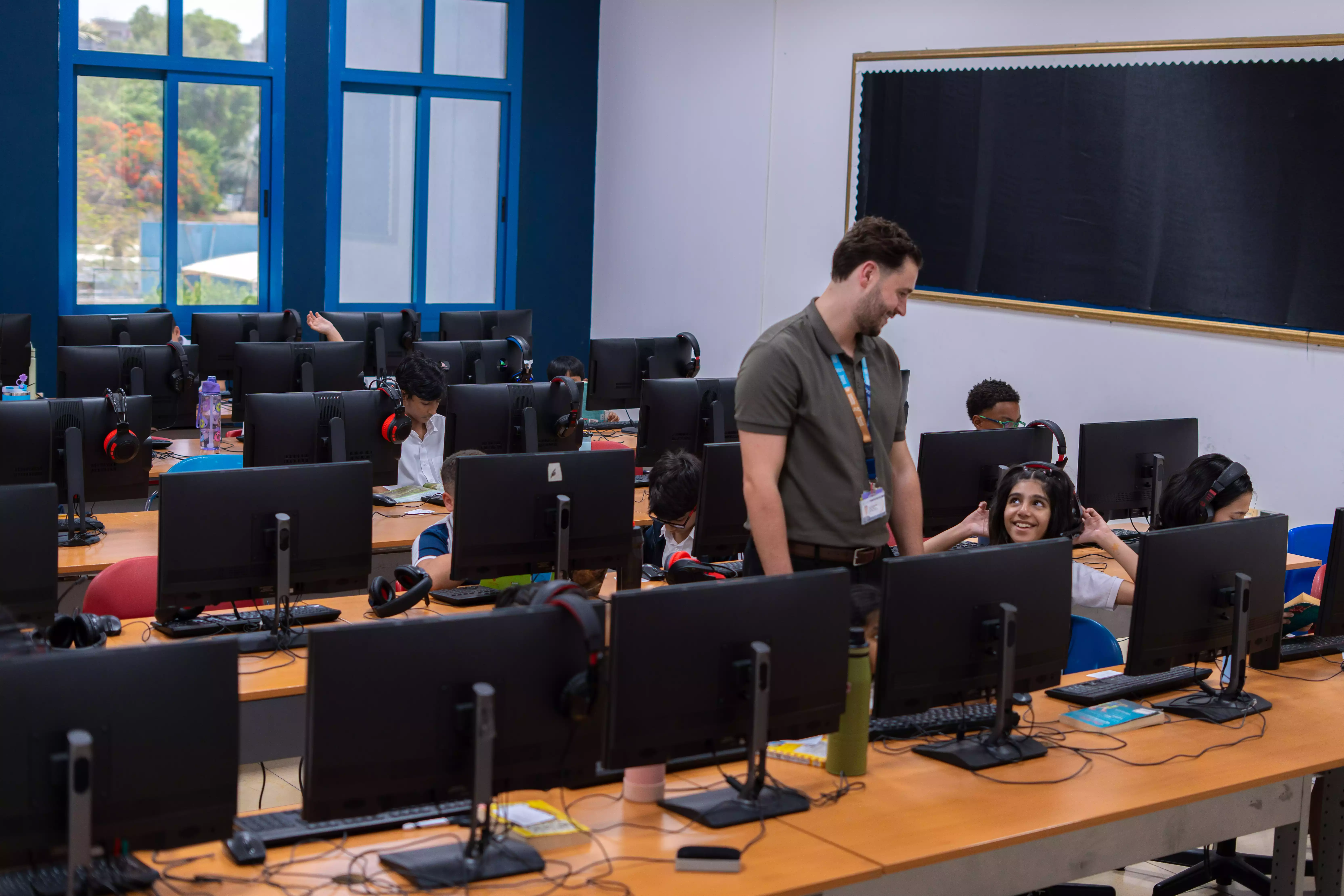 ICT and computing suites at Capital School Dubai — British curriculum