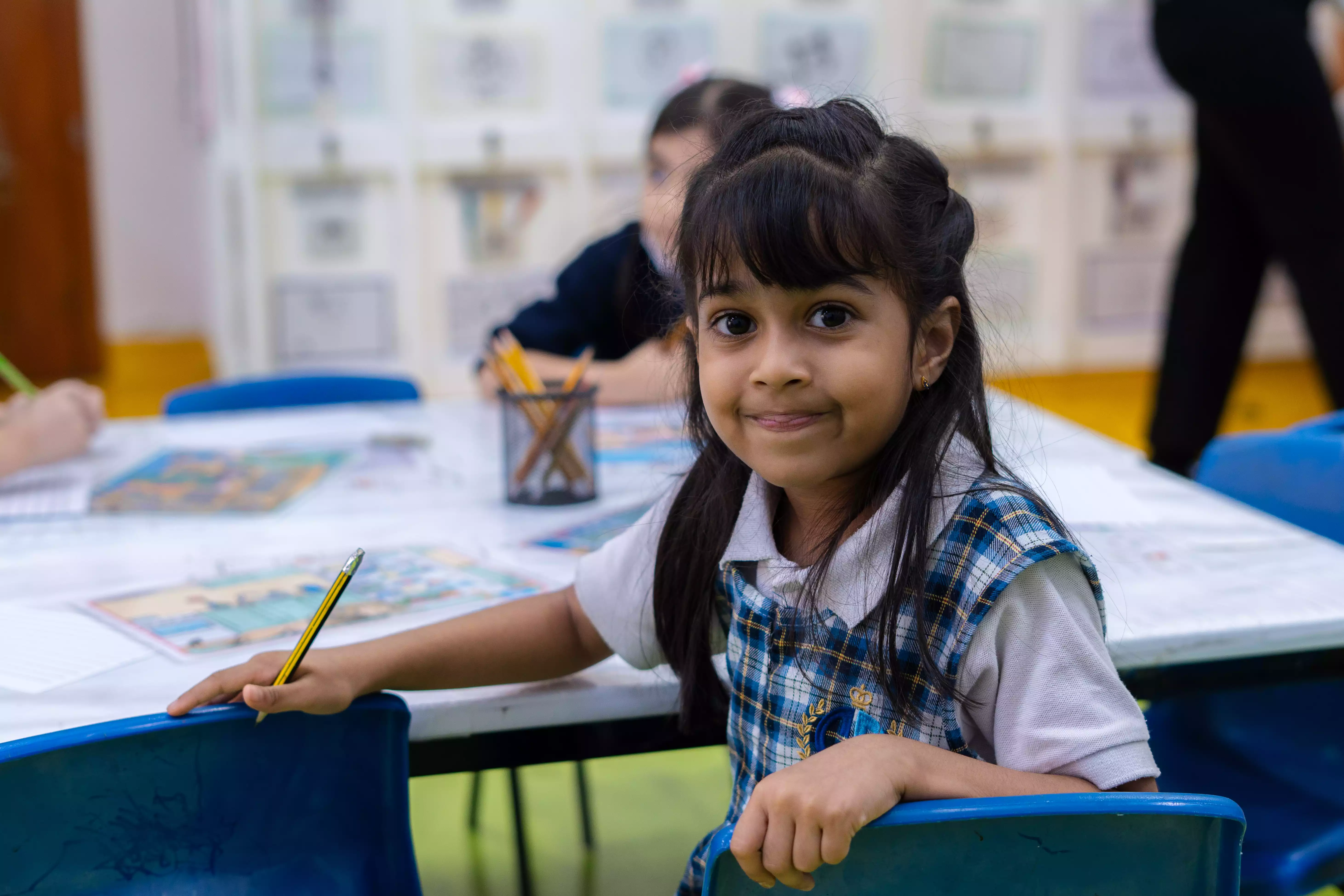 Students learning at Capital School Dubai — British curriculum school