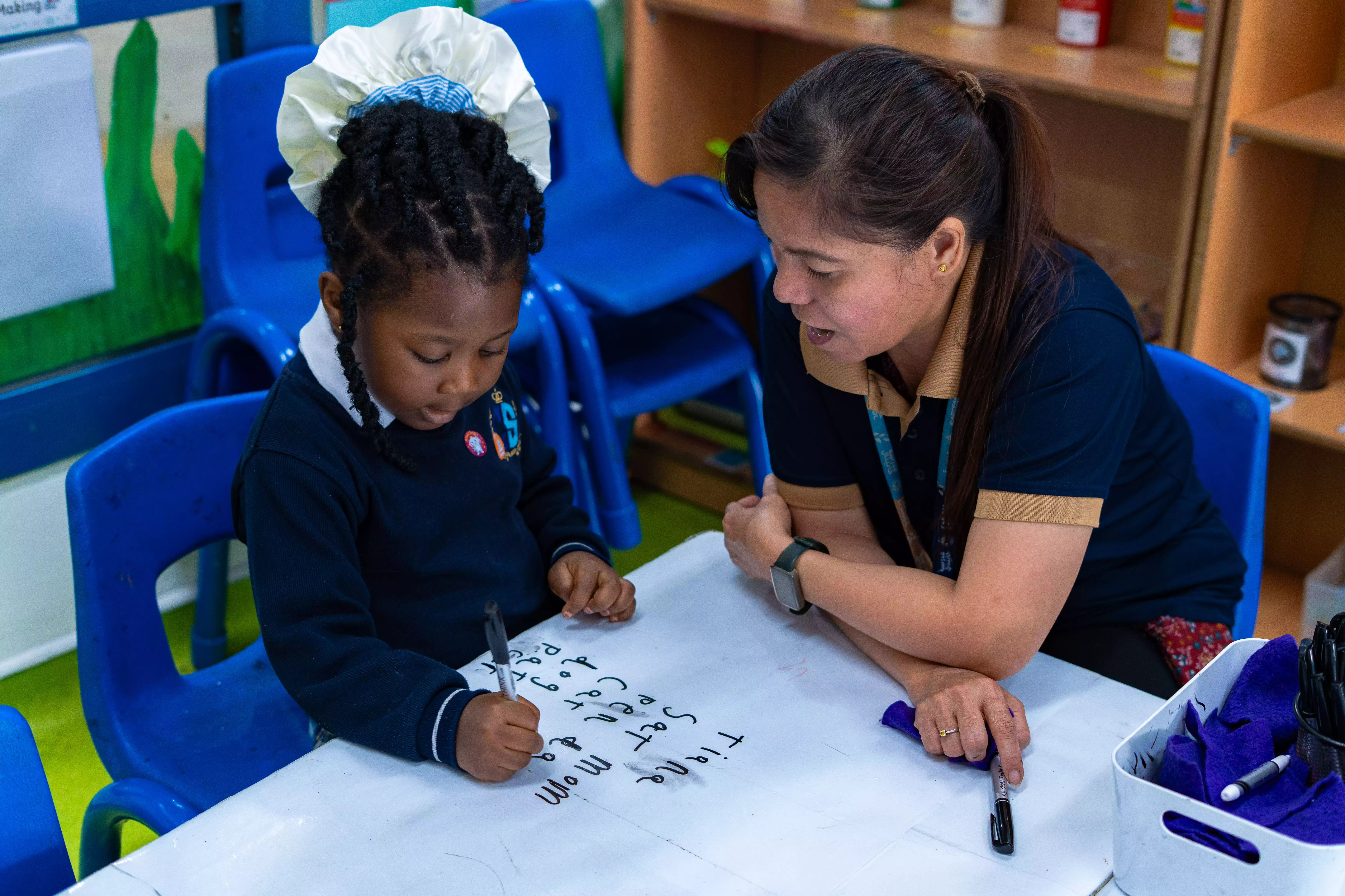 Primary students in classroom at Capital School Dubai