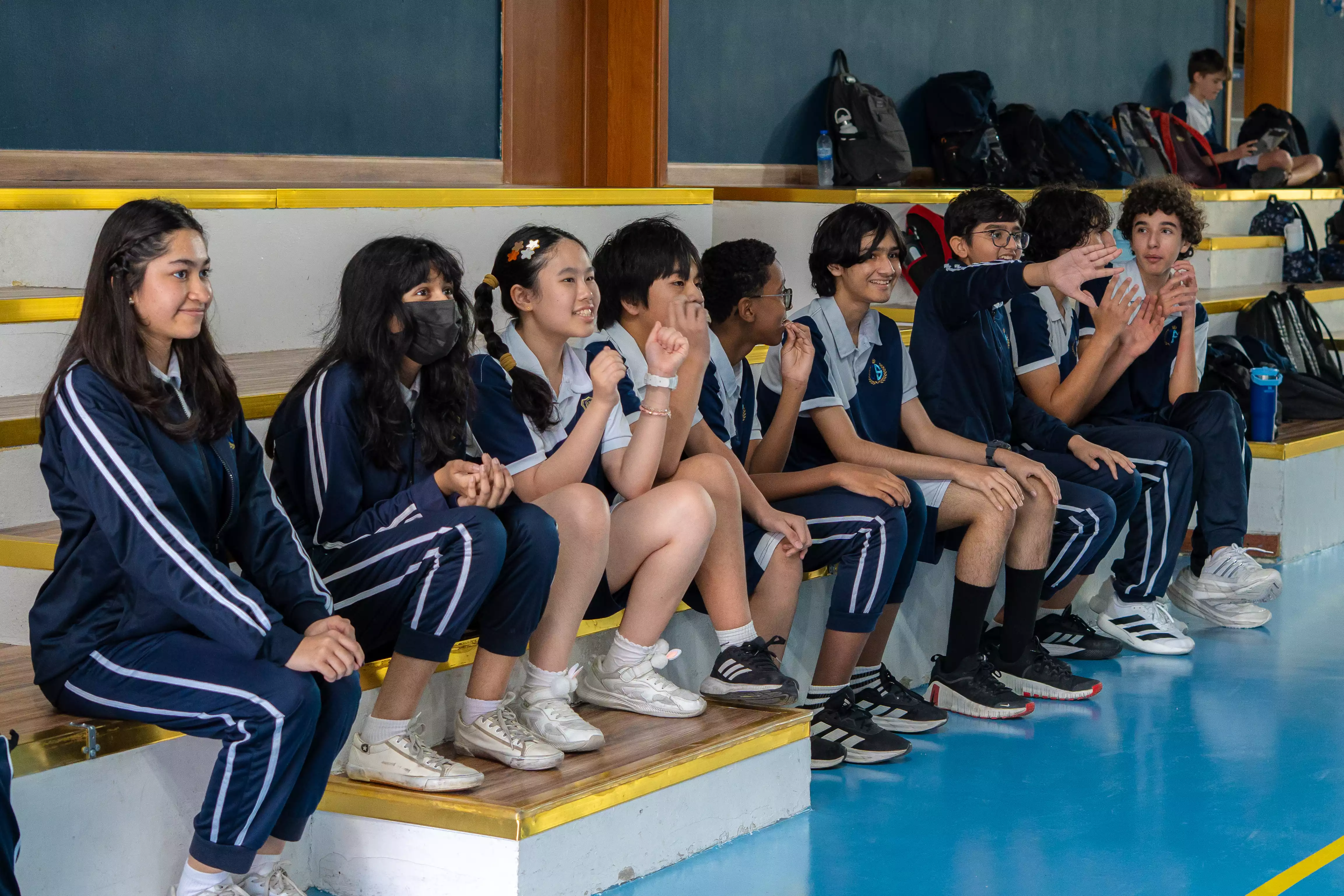 Secondary students in creative arts at Capital School Dubai